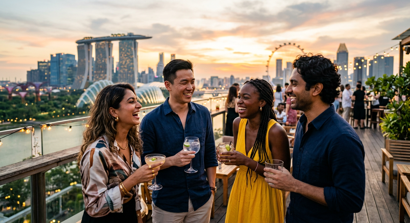 make friends connecting in Singapore — Conecta en la Web3 de Singapur: Amigos y Citas Te Esperan
