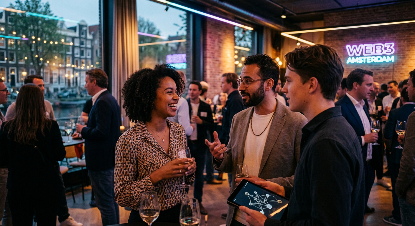 nft holders connecting in Amsterdam — ¿Cómo encontrar citas y amistades Web3 en Ámsterdam como poseedor de NFT?